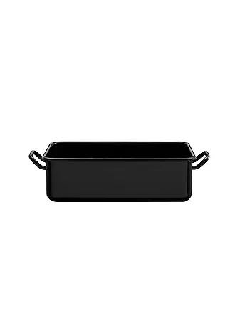 RIESS | Mini fuente para hornear y servir de 23x15x7cm/1,5l, esmalte negro | 
